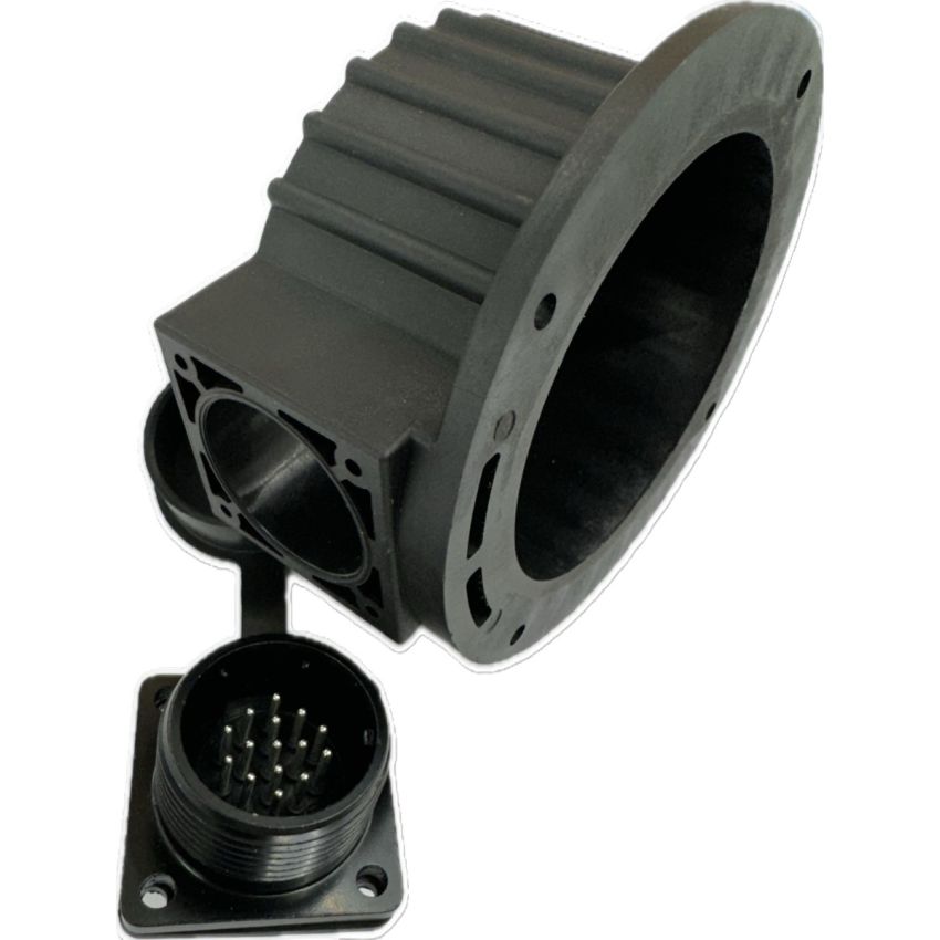 Servo Drive Encoder Cover with Multi Pin Connector and Cap