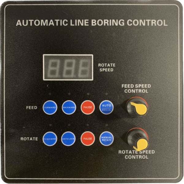 A line boring controller in black color